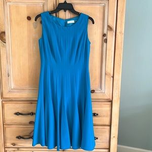 Calvin Klein Turquoise Blue Dress.  Size 4 NWOT.